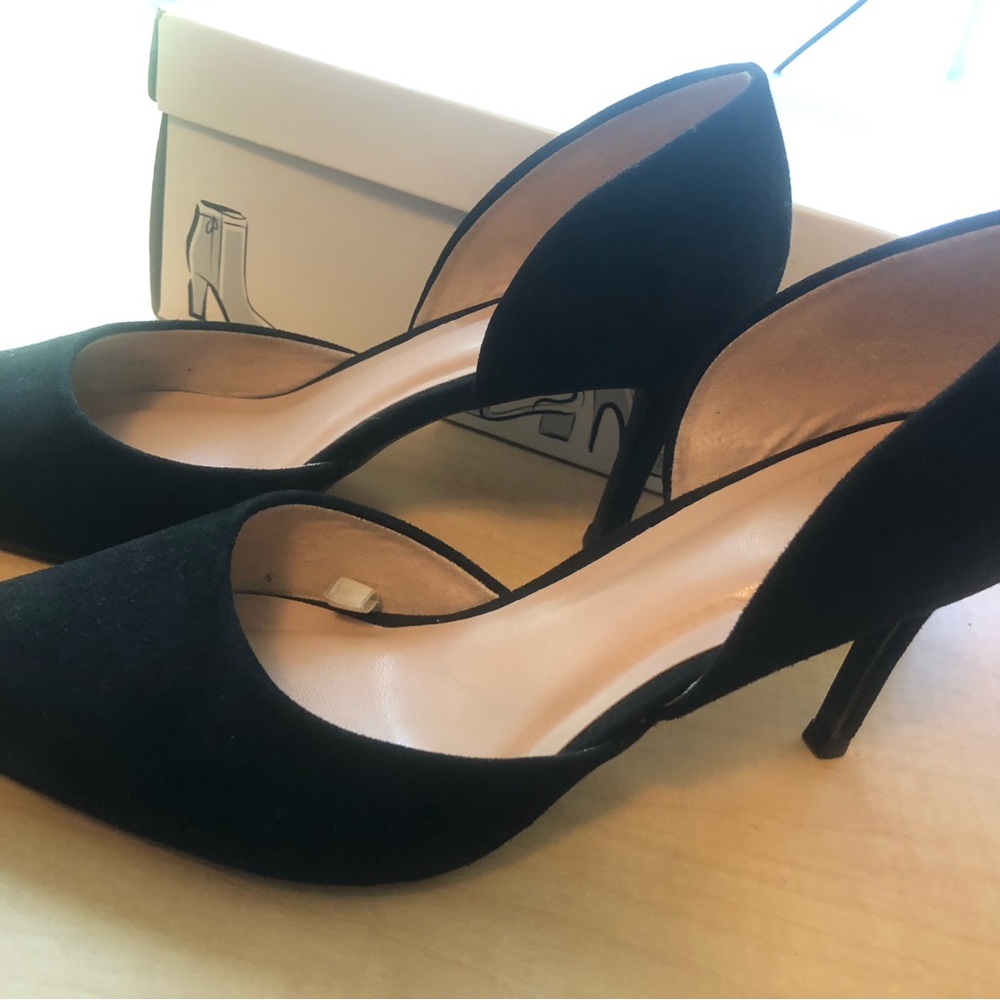 A New Day 3” Faux Suede Black Women's Heels